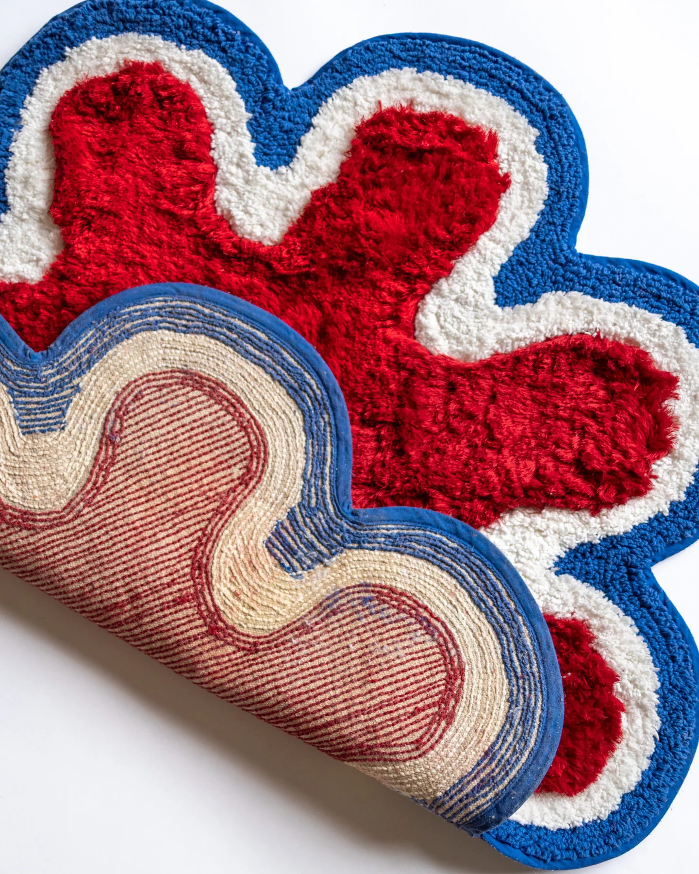 Areon Organic Cotton Handmade Tufted Abstract Bathmat - Image 2
