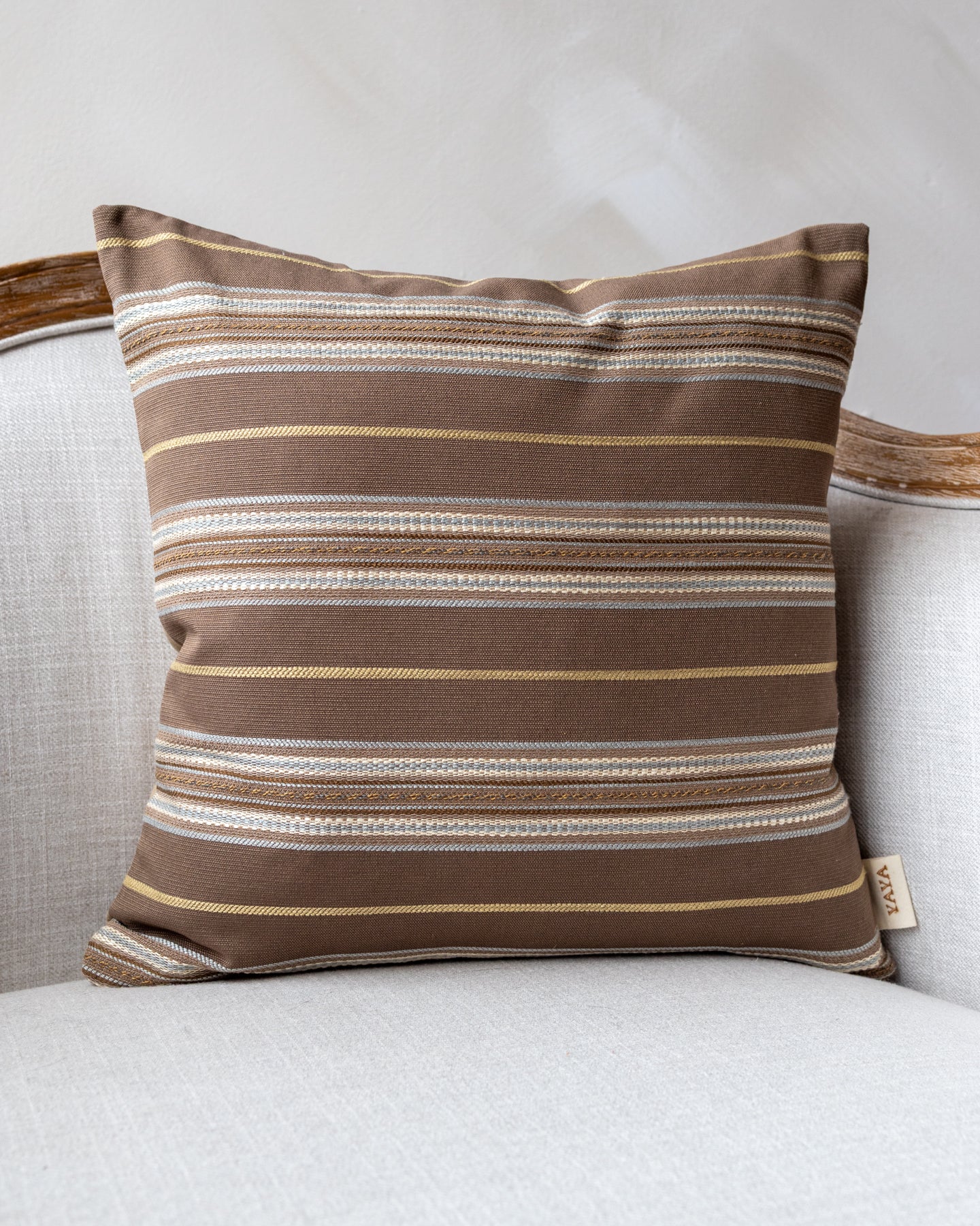 Casey Striped Throw Pillow - Image 4