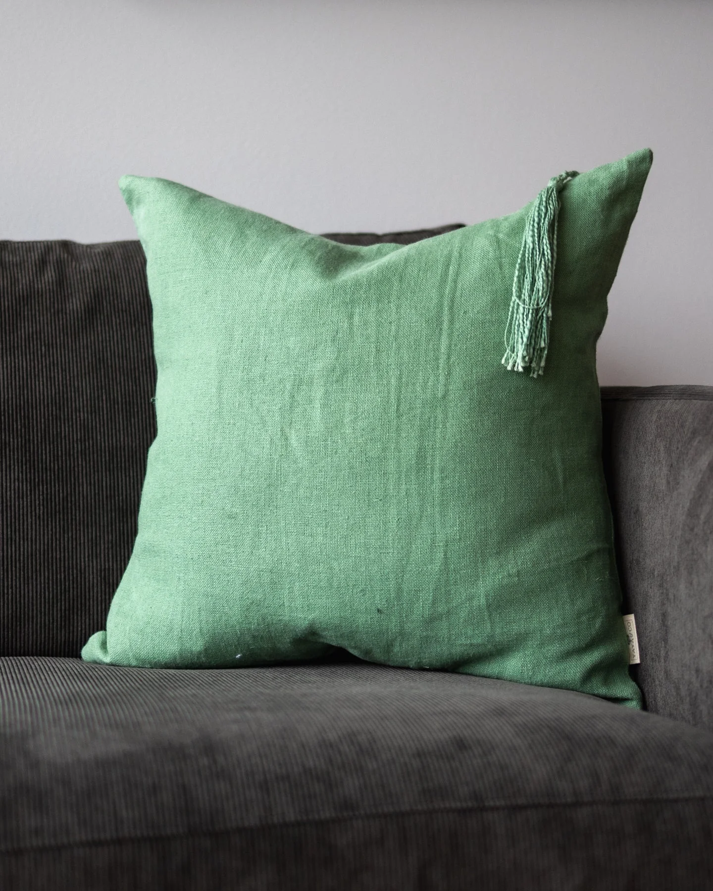 Chiara Organic Linen Throw Pillow - Image 10
