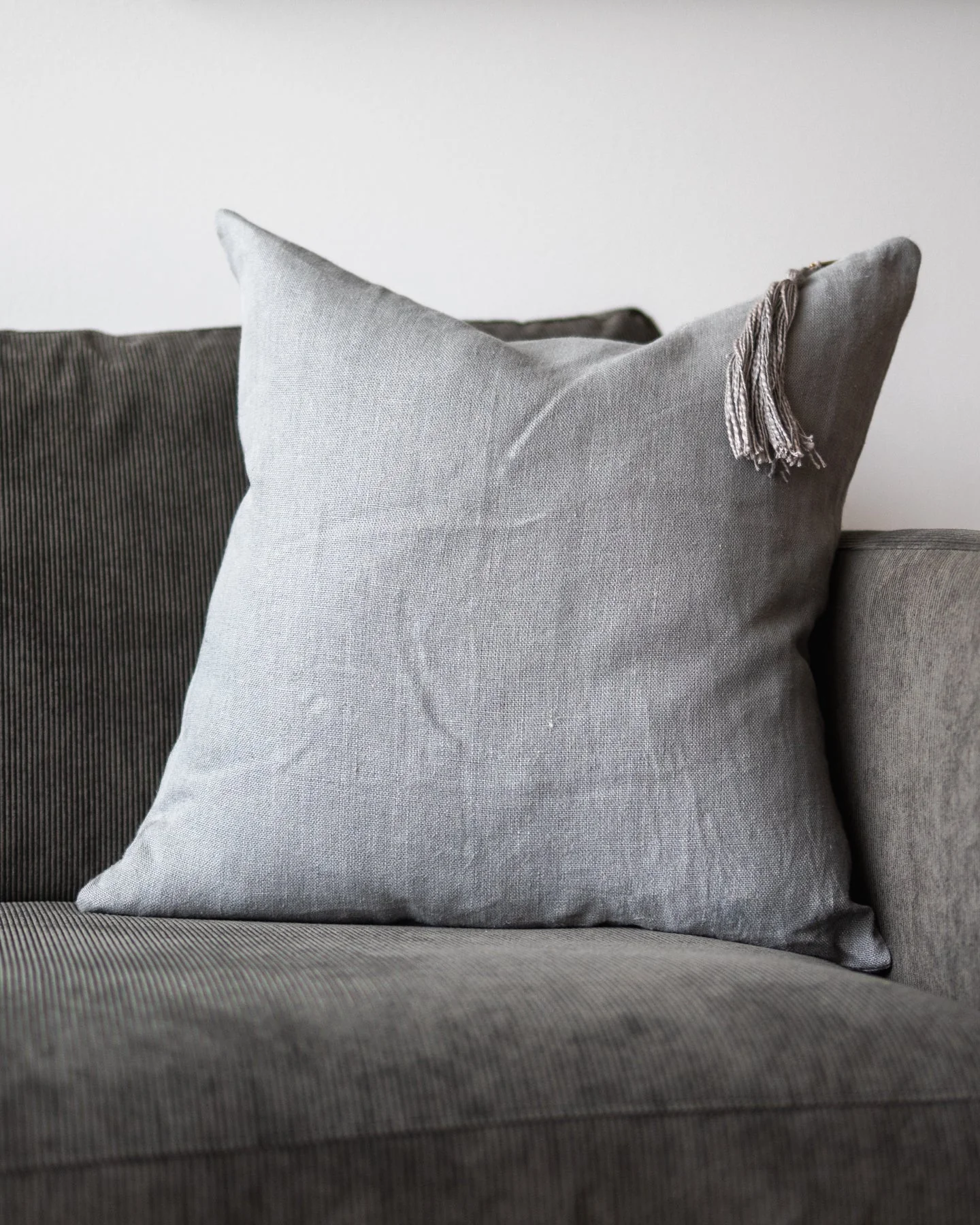 Chiara Organic Linen Throw Pillow - Image 14