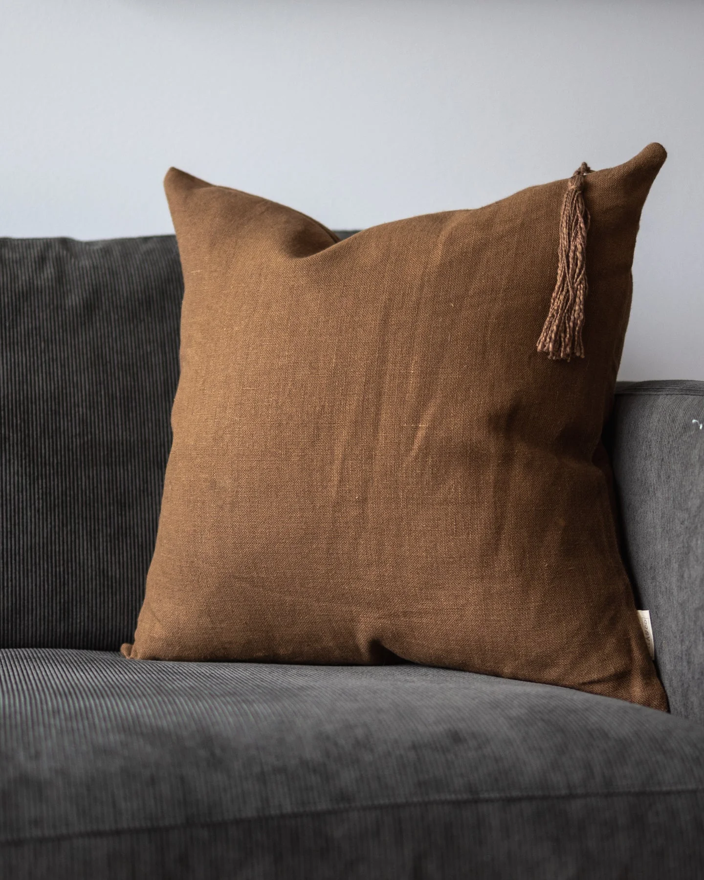 Chiara Organic Linen Throw Pillow - Image 18