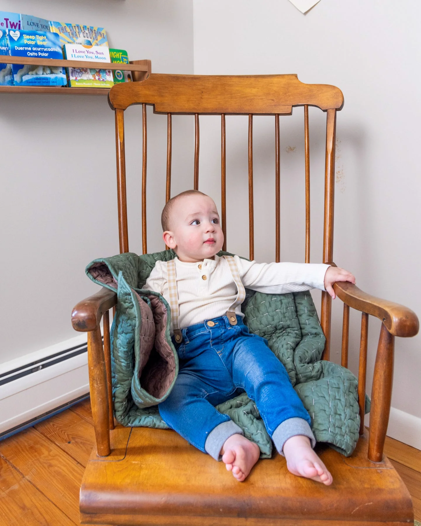 Claude Organic Cotton Reversible Baby and Kids Quilt Blanket - Image 7