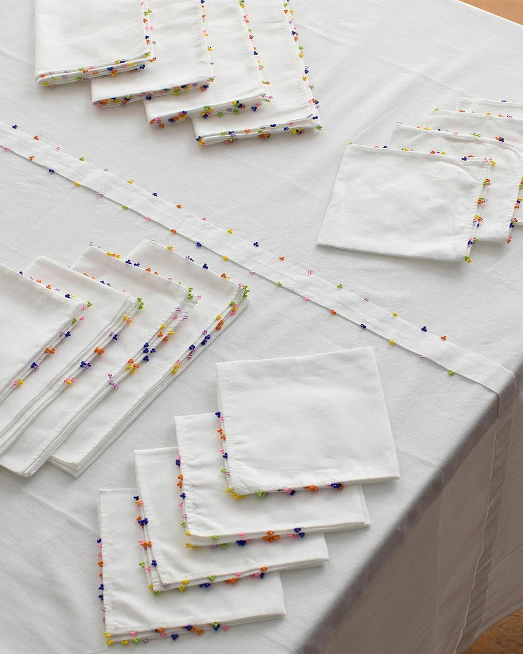 Eliana Hand Beaded Napkins - Image 2