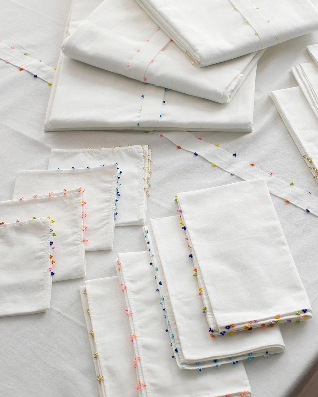 Eliana Hand Beaded Napkins - Image 3