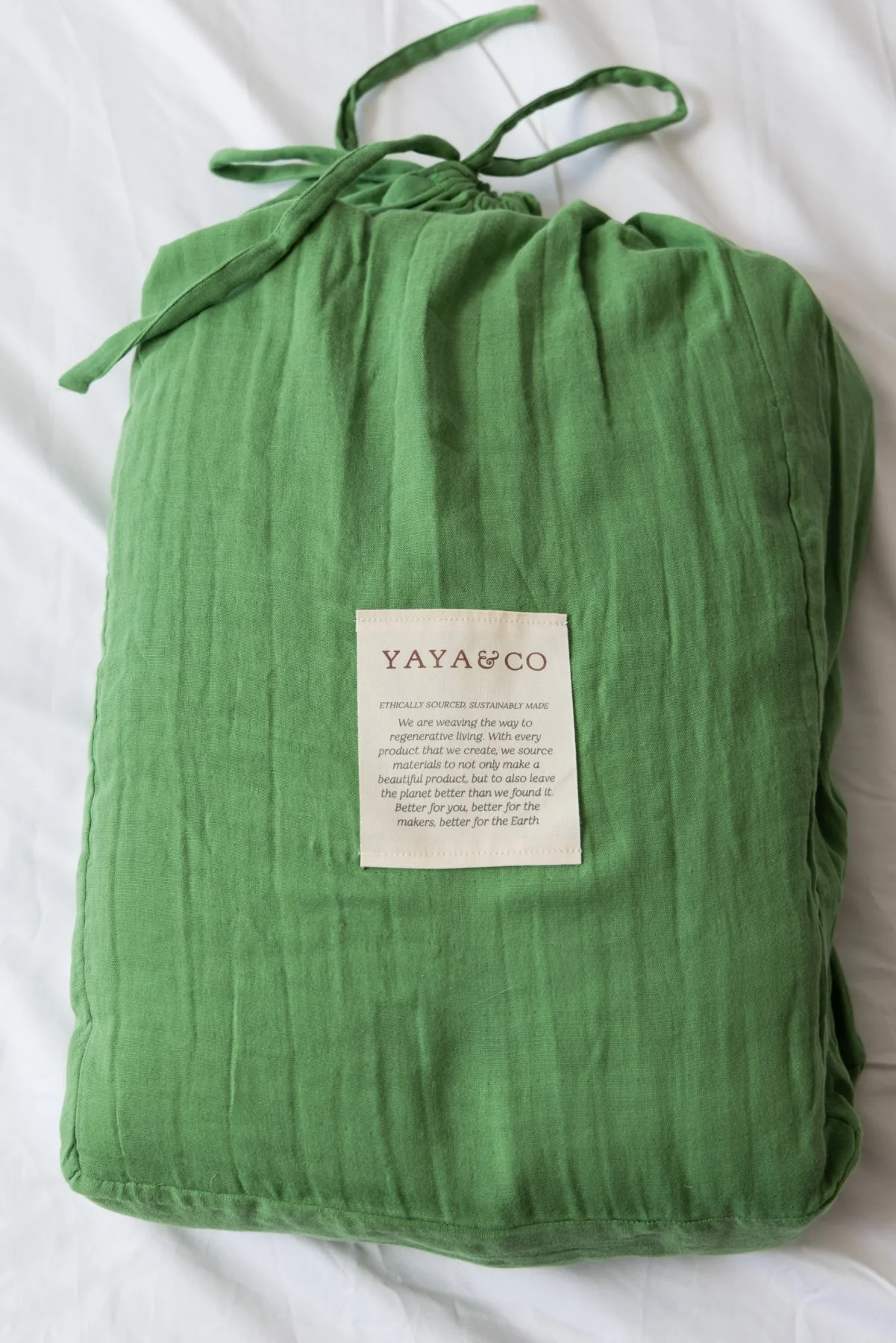Ginette Organic Cotton Muslin Bedding Set - Image 13