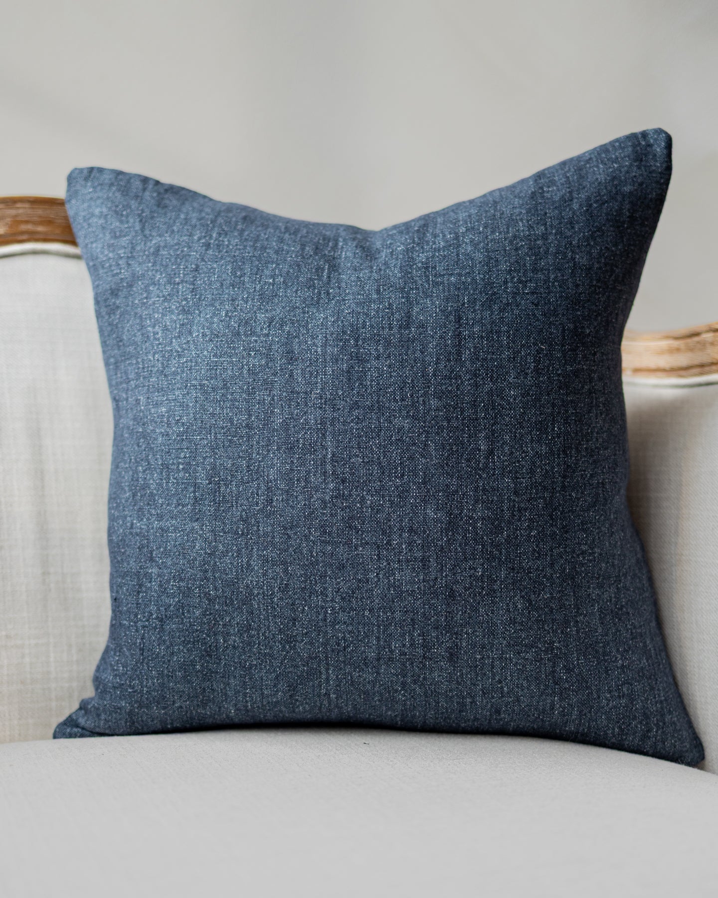 James Navy & Green Gingham Throw Pillow - Image 3