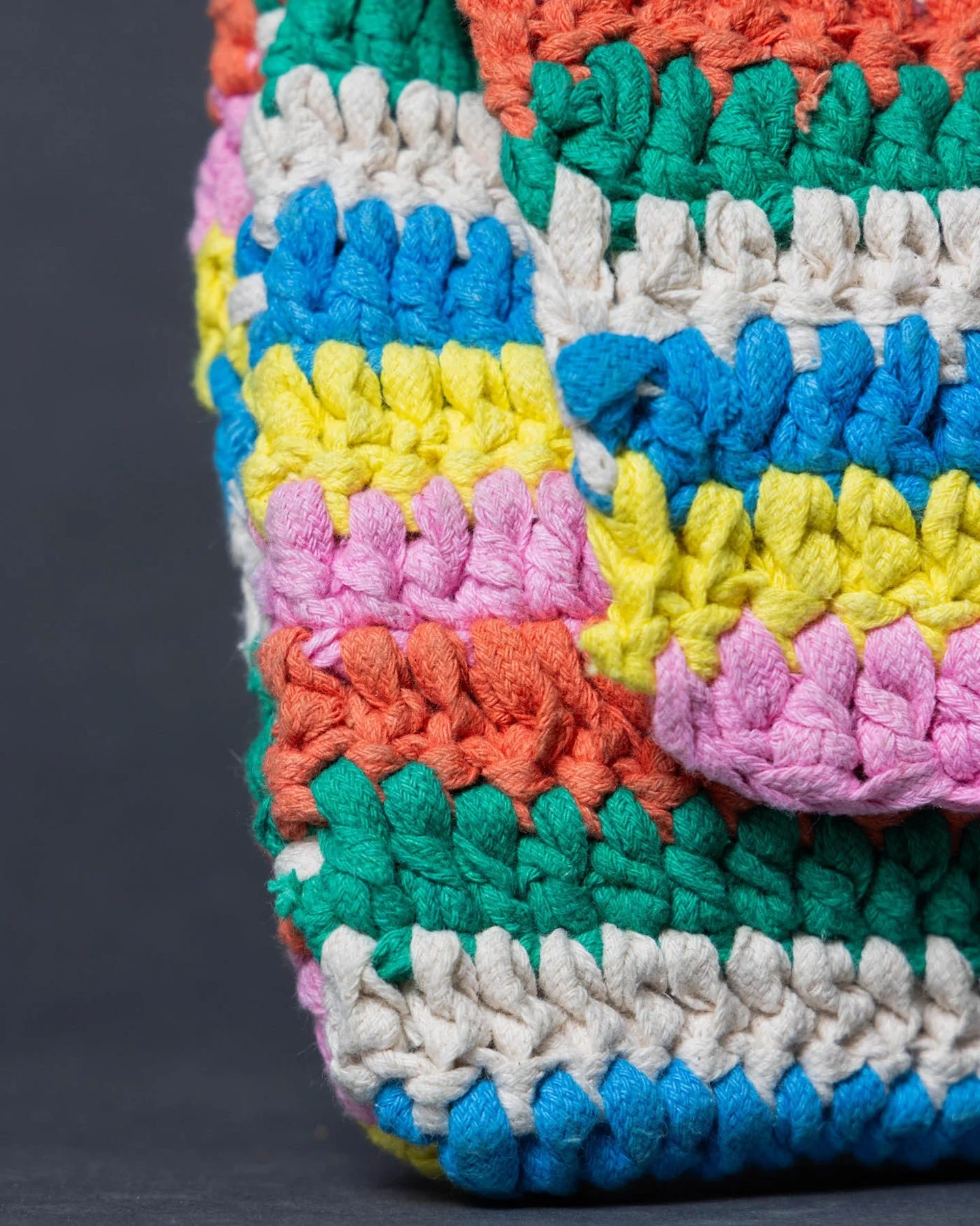 Jenny Abstract Crochet Shoulder Bag - Image 5