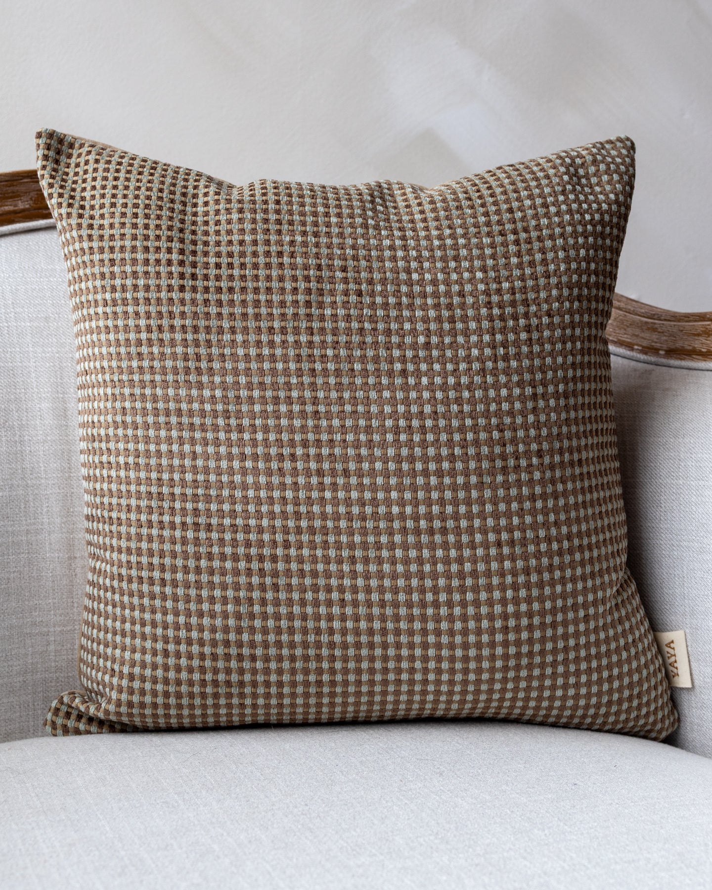 Logan Geometric Velvet Throw Pillow - Image 3