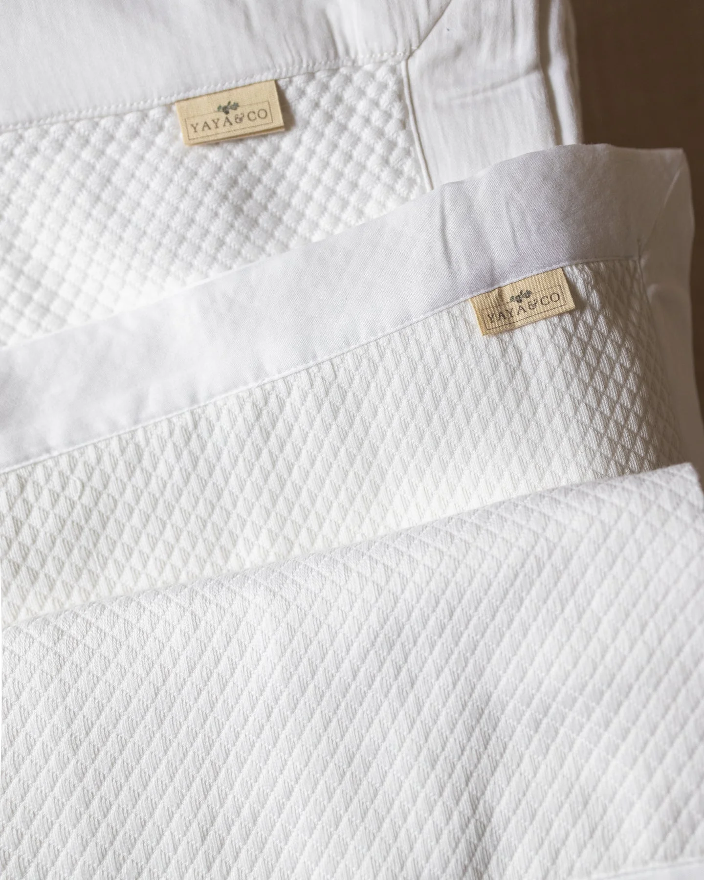 Maude Organic Cotton Quilted Bed Throw Blanket with Euro Shams - Image 4