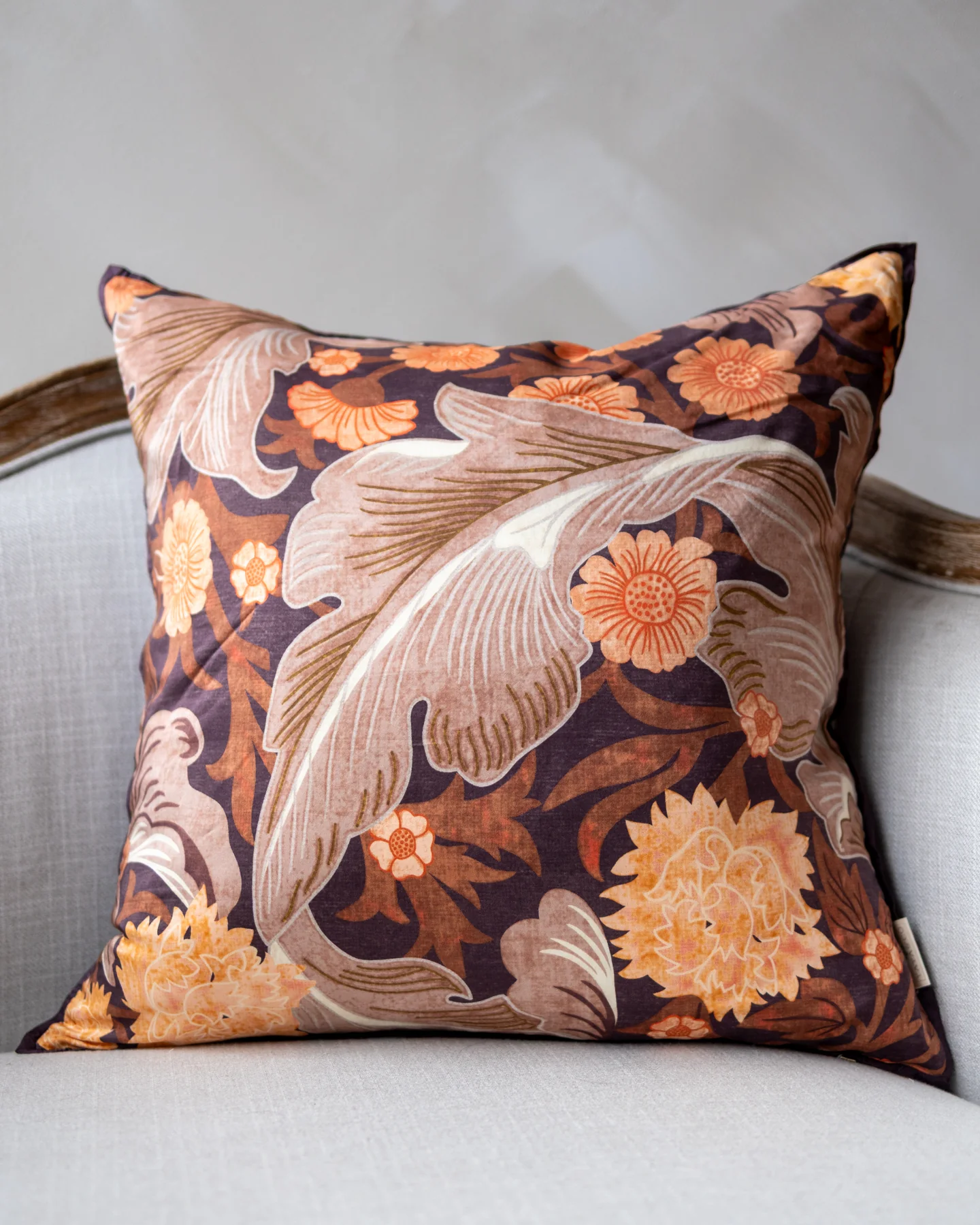 Melody Organic Silk Throw Pillow - Image 3