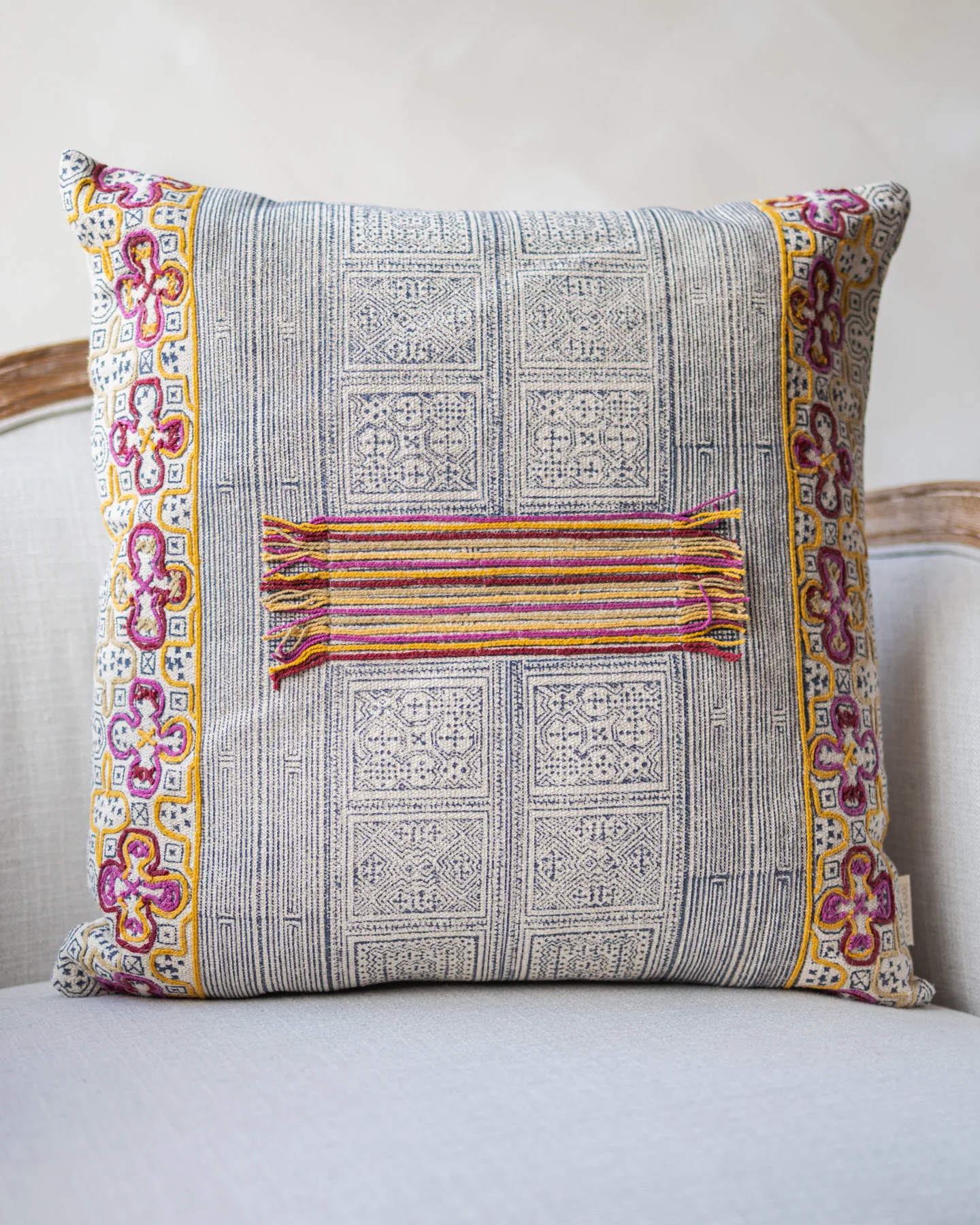 Mezya Organic Cotton Throw Pillow - Image 5