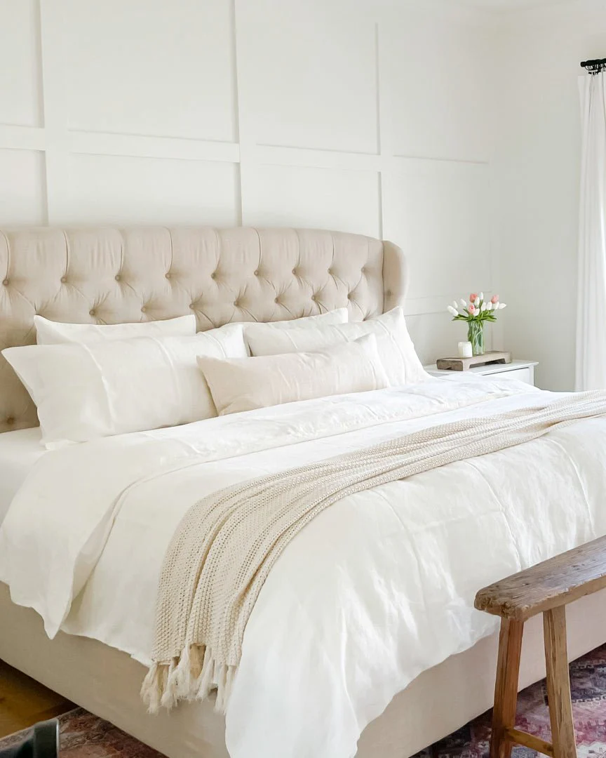 Noelle Organic Cotton Sateen Bedding Set - 800 TC - Image 3