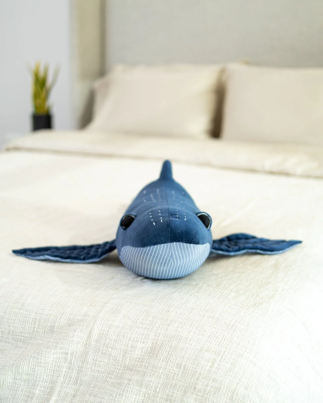Organic Cotton Humpback Whale Pillow $78 Today Only - Image 3