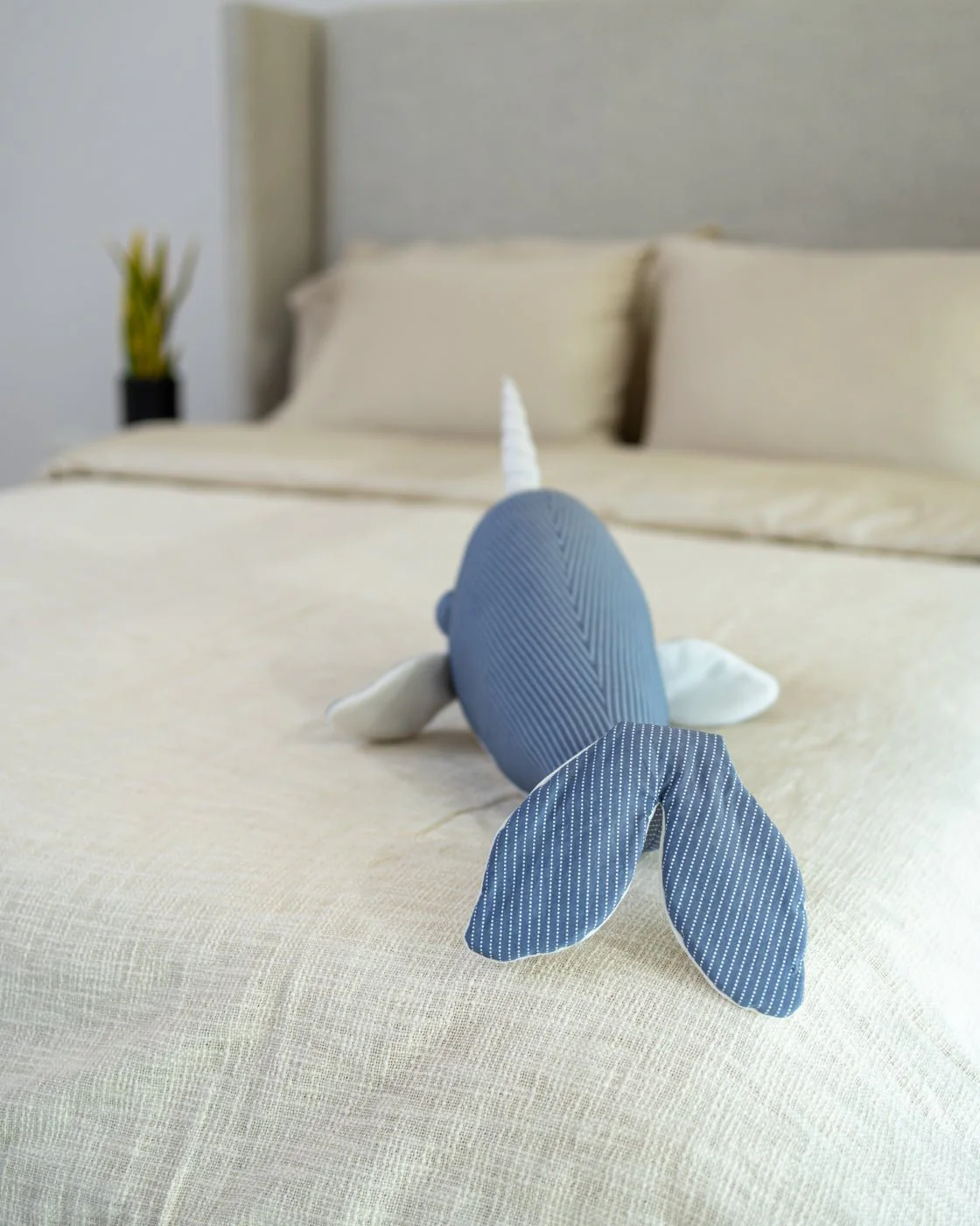 Organic Cotton Narwhal Pillow - Image 3