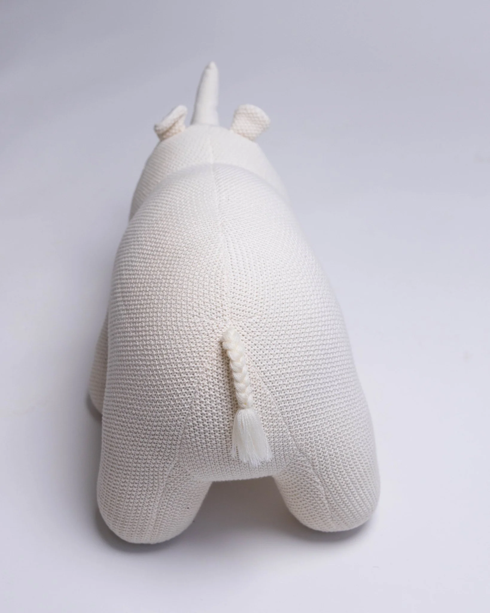 Organic Cotton Knit Rhino Pillow $120 Today Only - Image 7