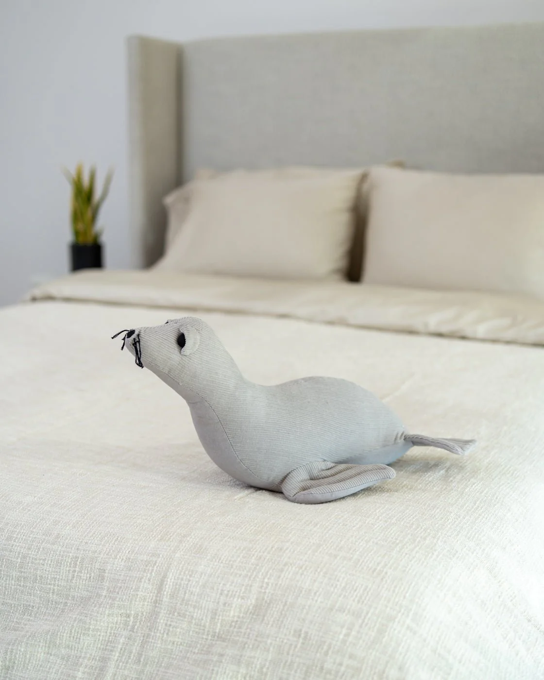 Organic Cotton Seal Pillow - Image 3
