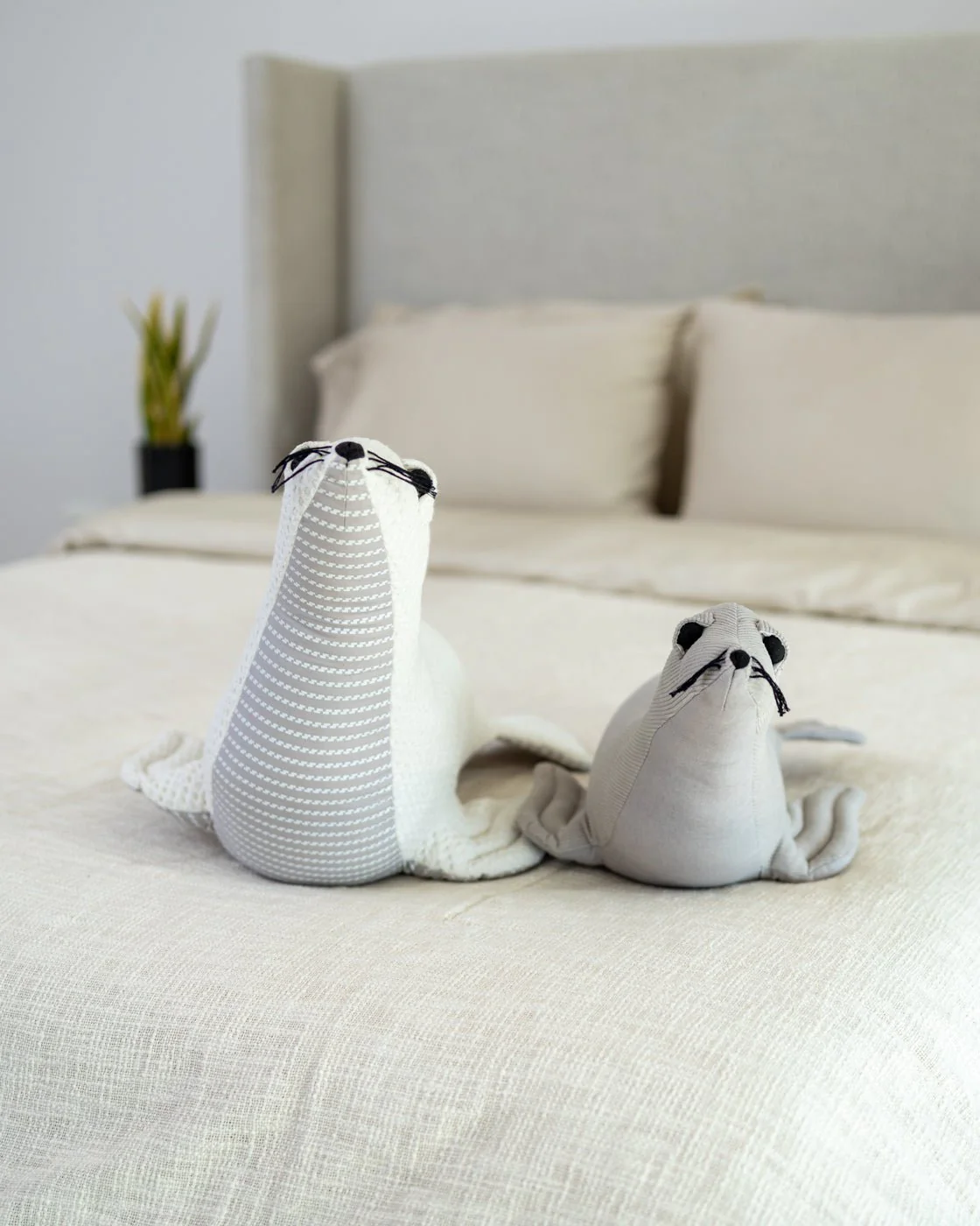 Organic Cotton Seal Pillow - Image 4