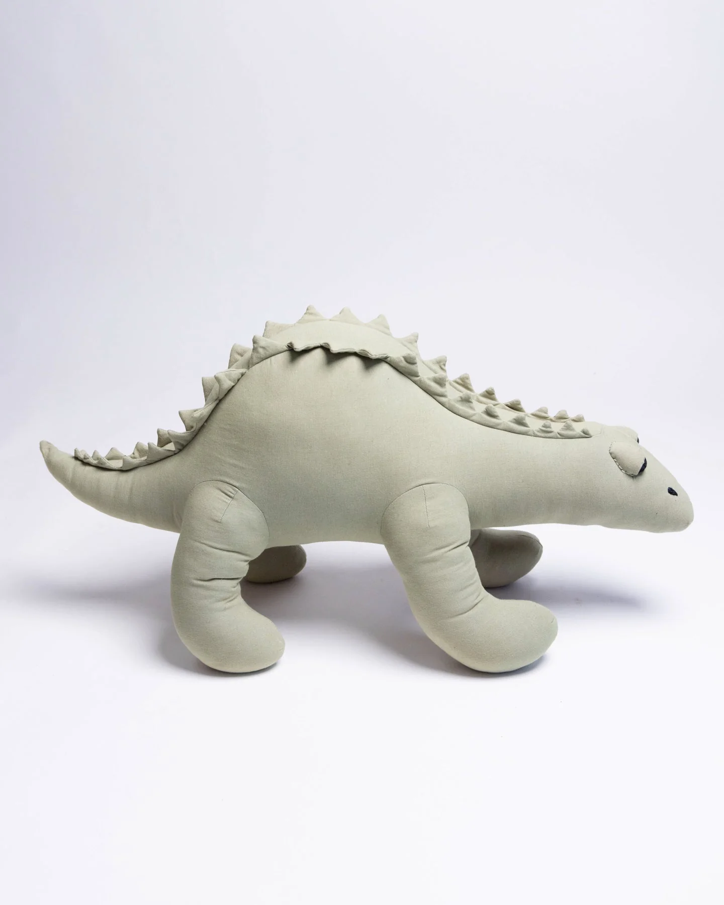 Organic Cotton Stegosaurus Dinosaur Pillow - Image 4