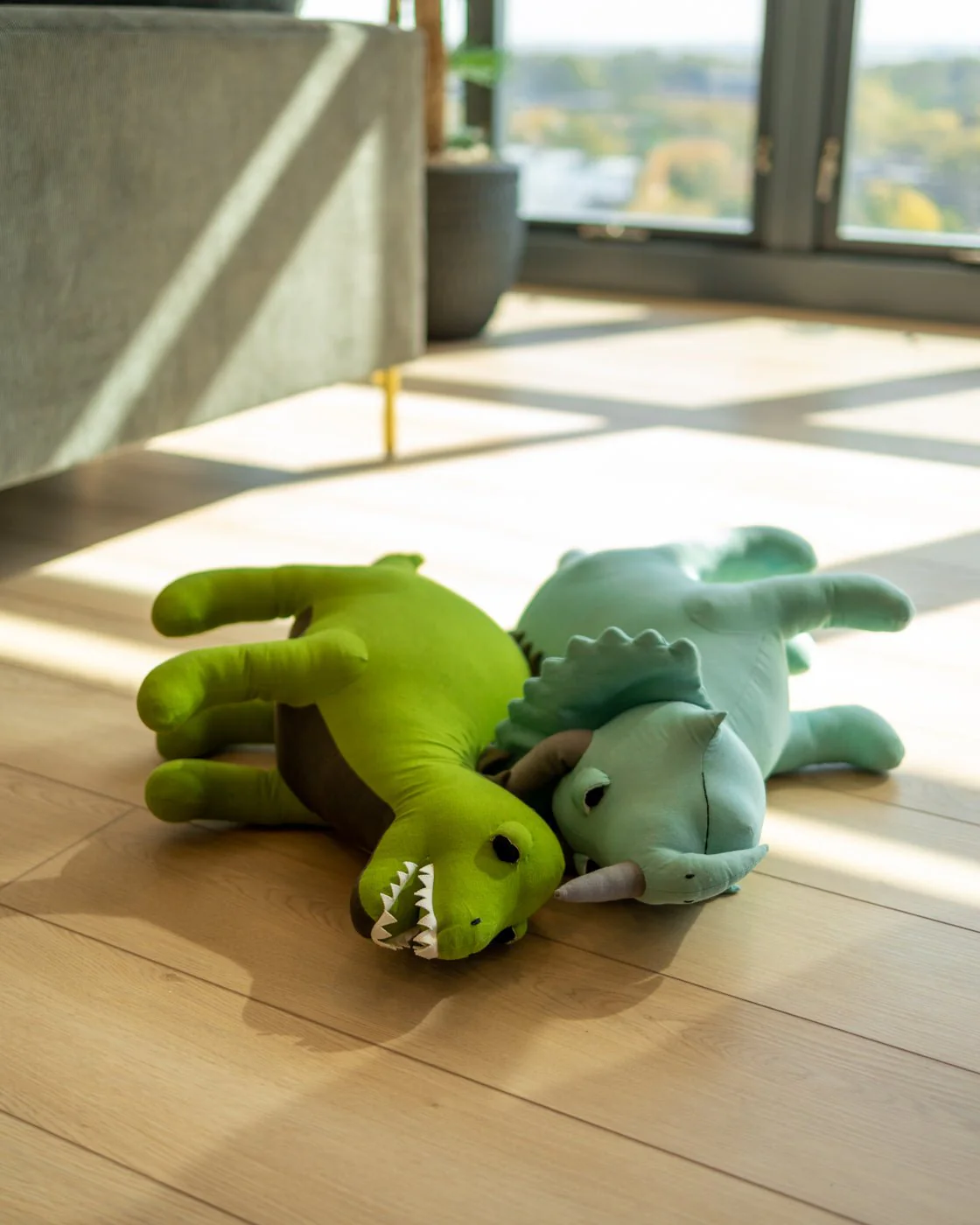 Organic Cotton Triceratops Dinosaur Pillow - Image 5