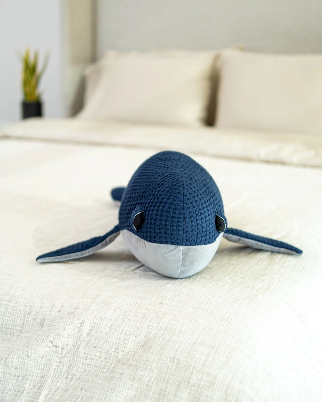 Organic Cotton Whale Pillow - Image 5