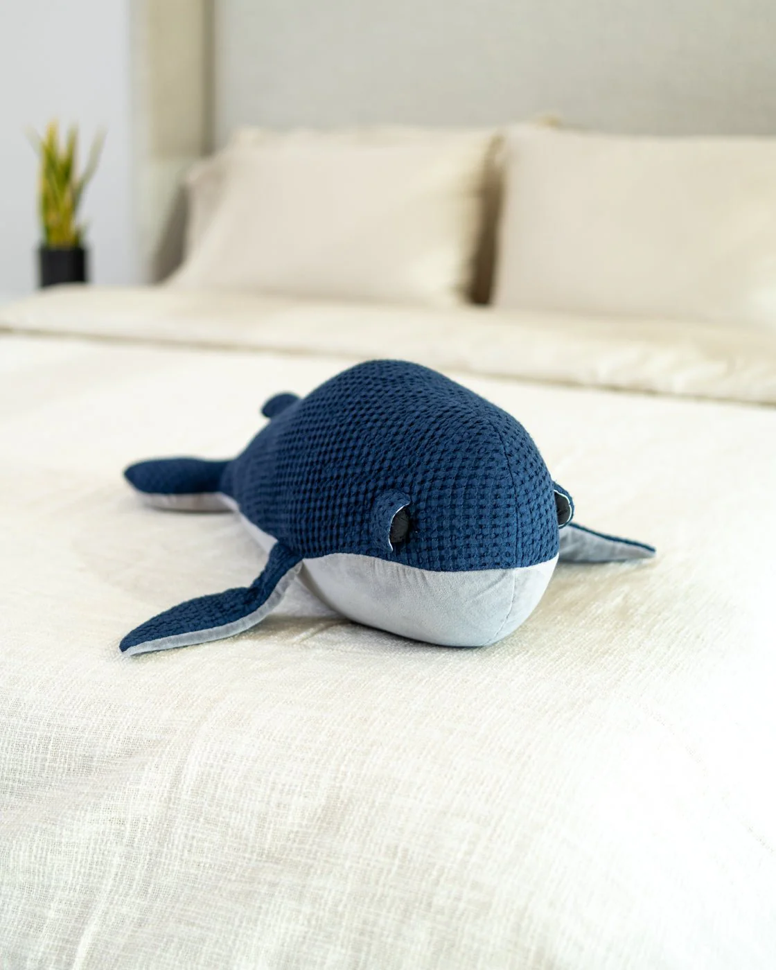 Organic Cotton Whale Pillow - Image 6