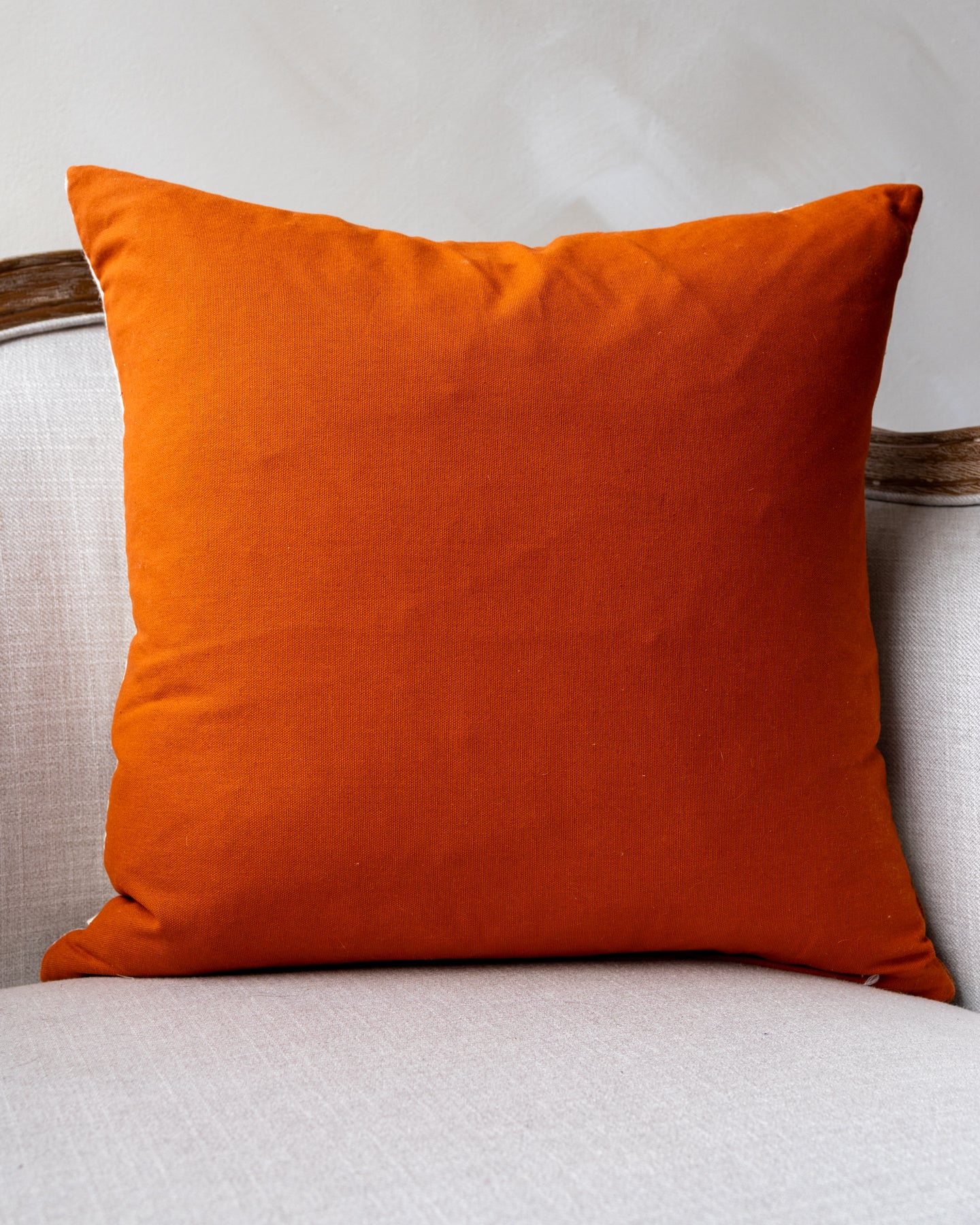 Owen Embroidered Organic Cotton Abstract Throw Pillow - Image 4