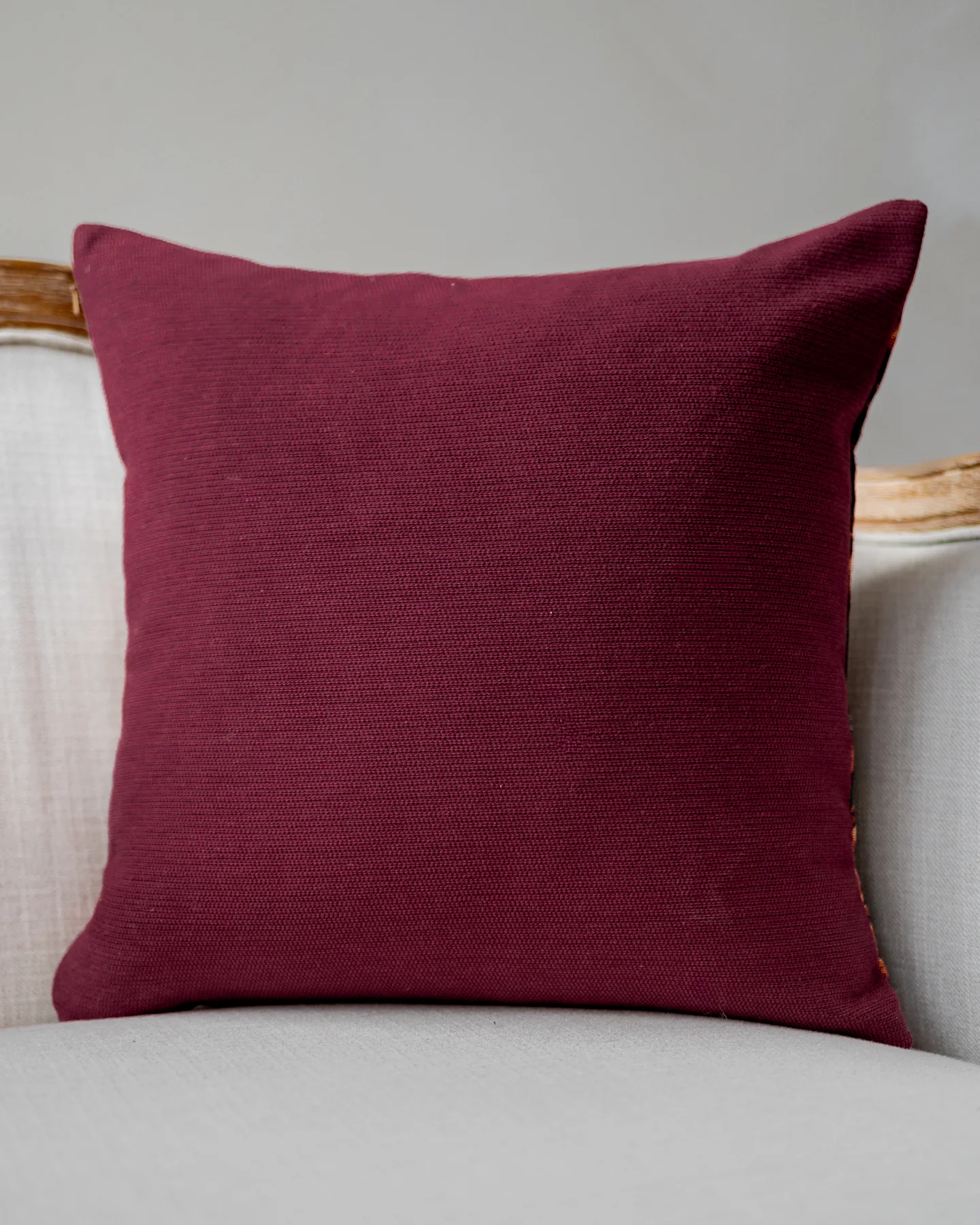 Scarlet Horses & Saddles Tapestry Throw Pillow - Image 3