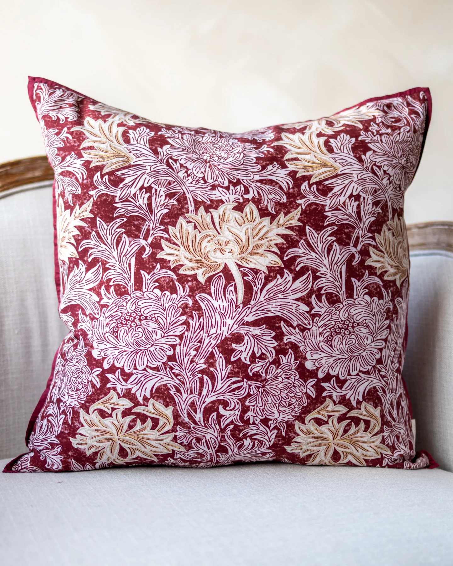 Rebecca Silk Throw Pillow - Image 3