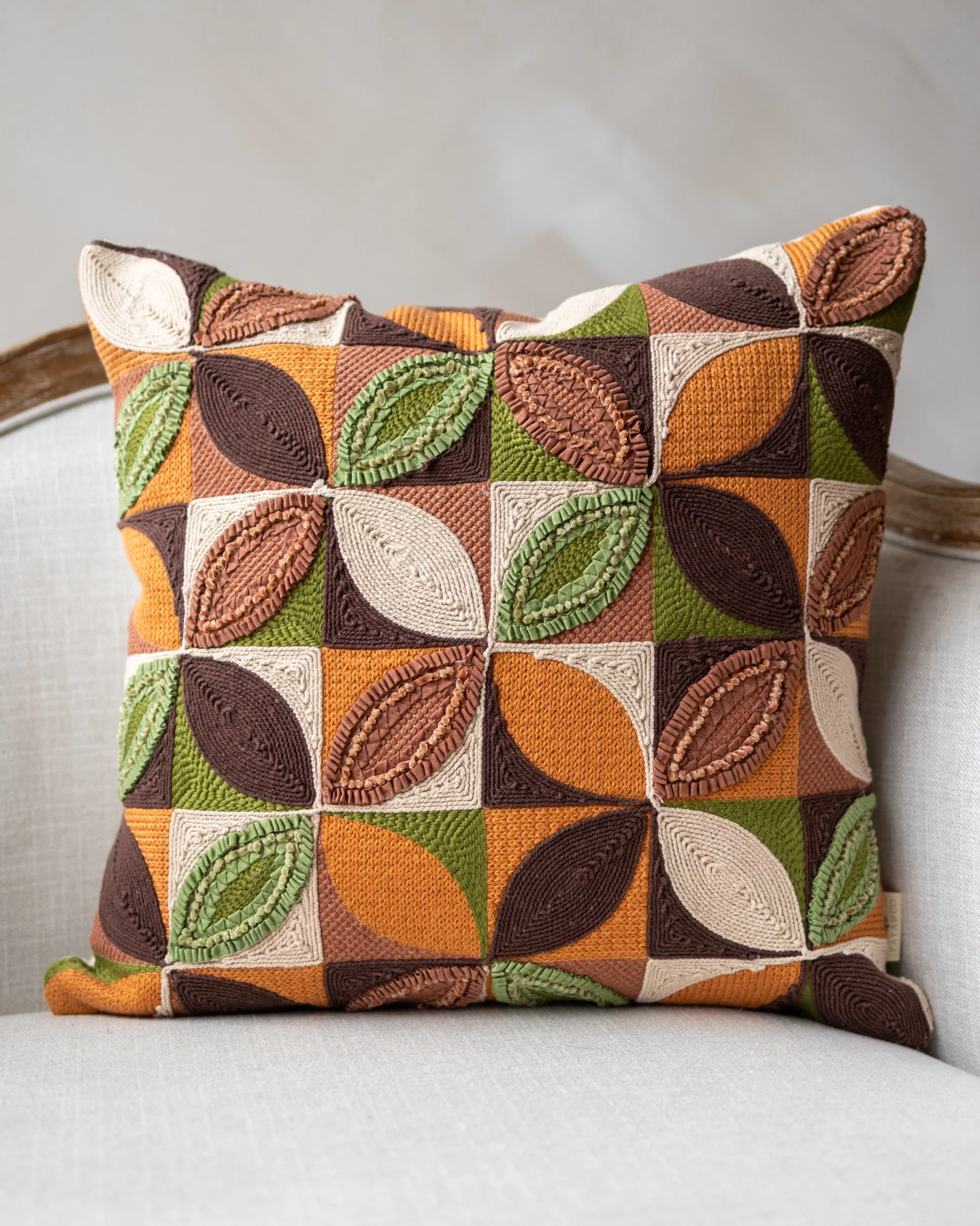 Reese Mid Century Modern Throw Pillow - Image 3