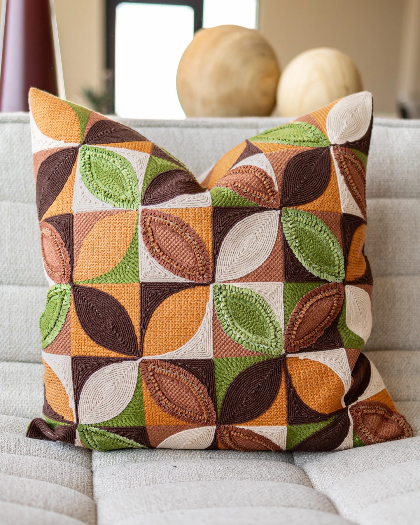 Reese Mid Century Modern Throw Pillow - Image 4