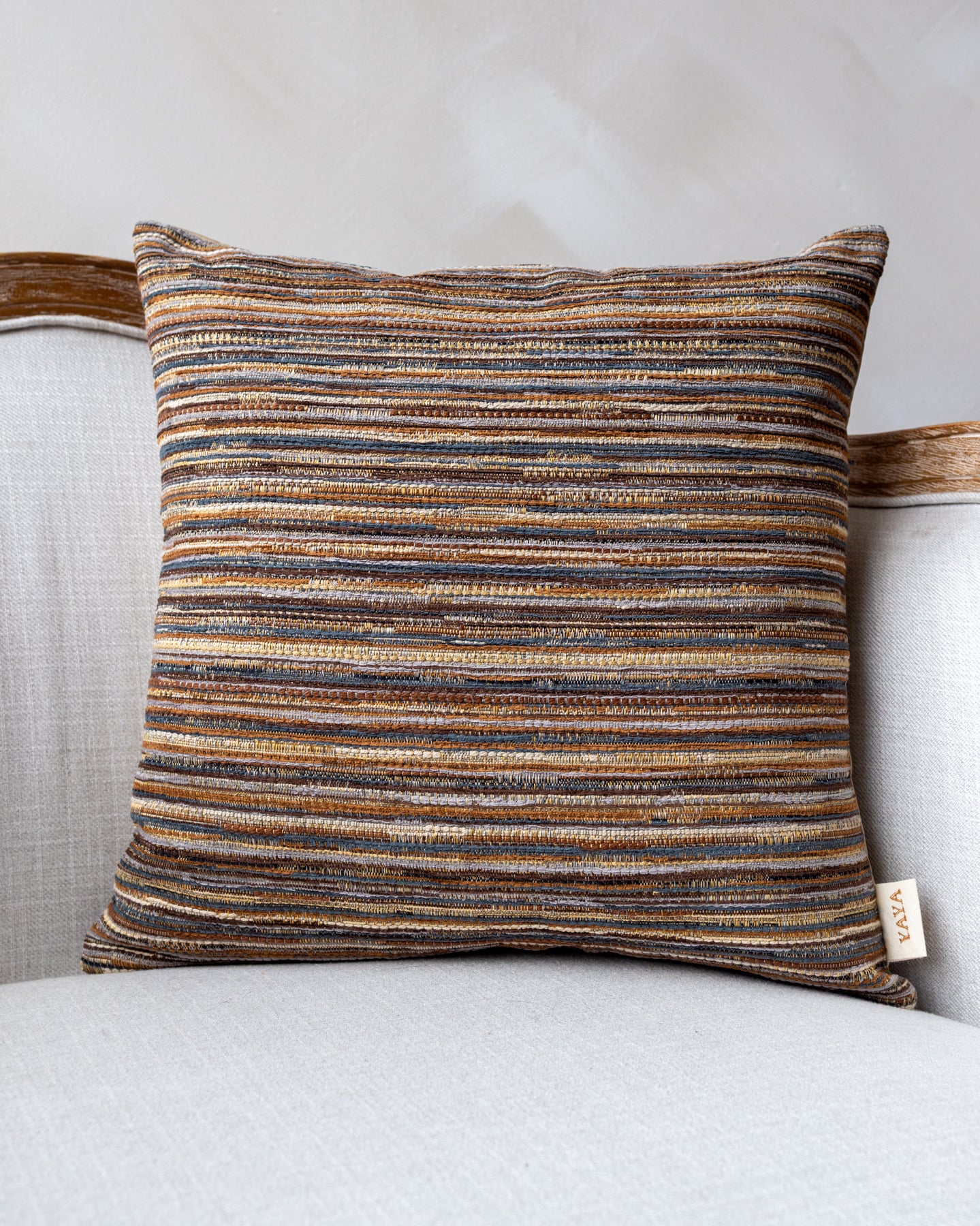 Theo Striped Throw Pillow - Image 4