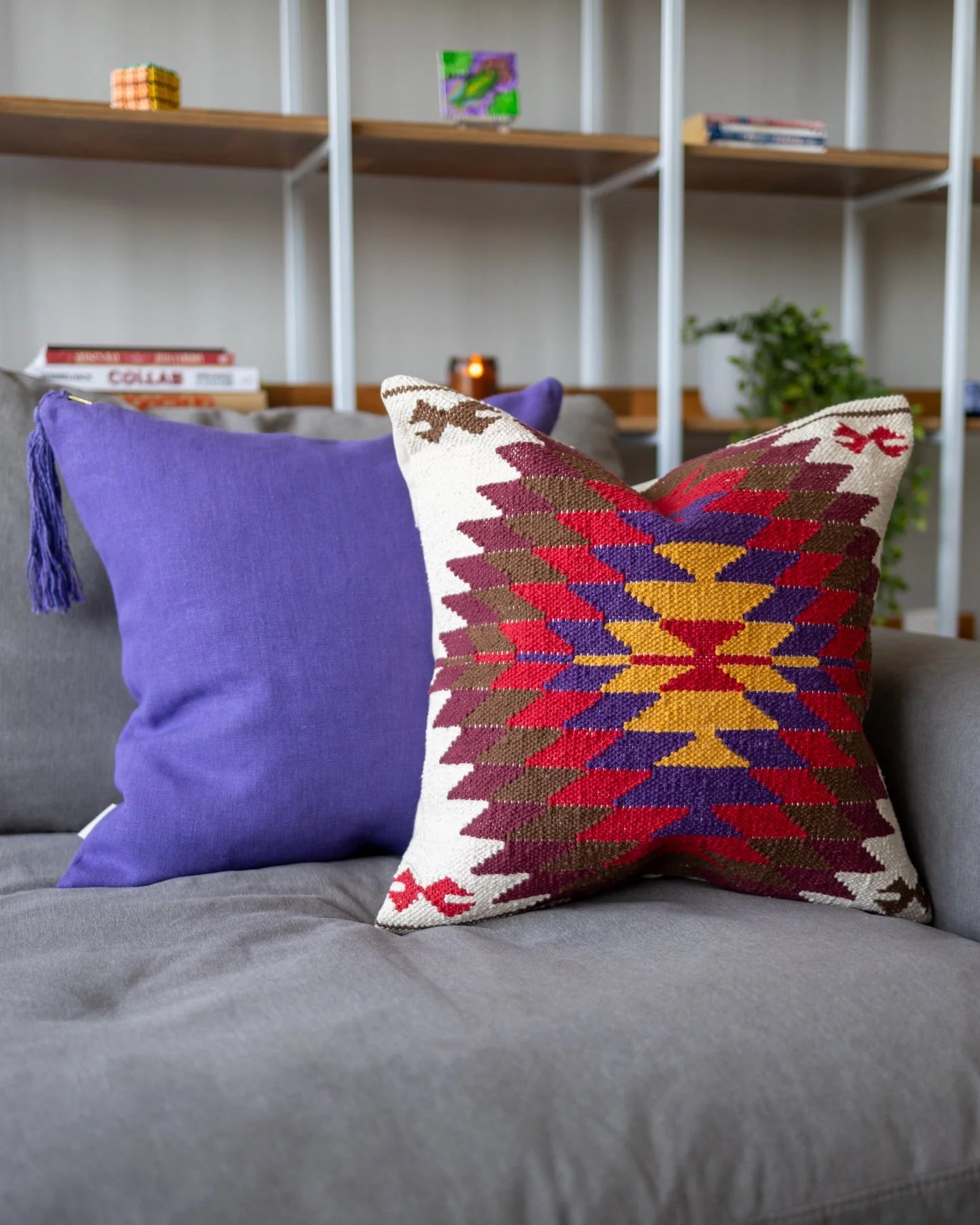 Xyla Organic Cotton Kilim Throw Pillow $100 Today Only - Image 4
