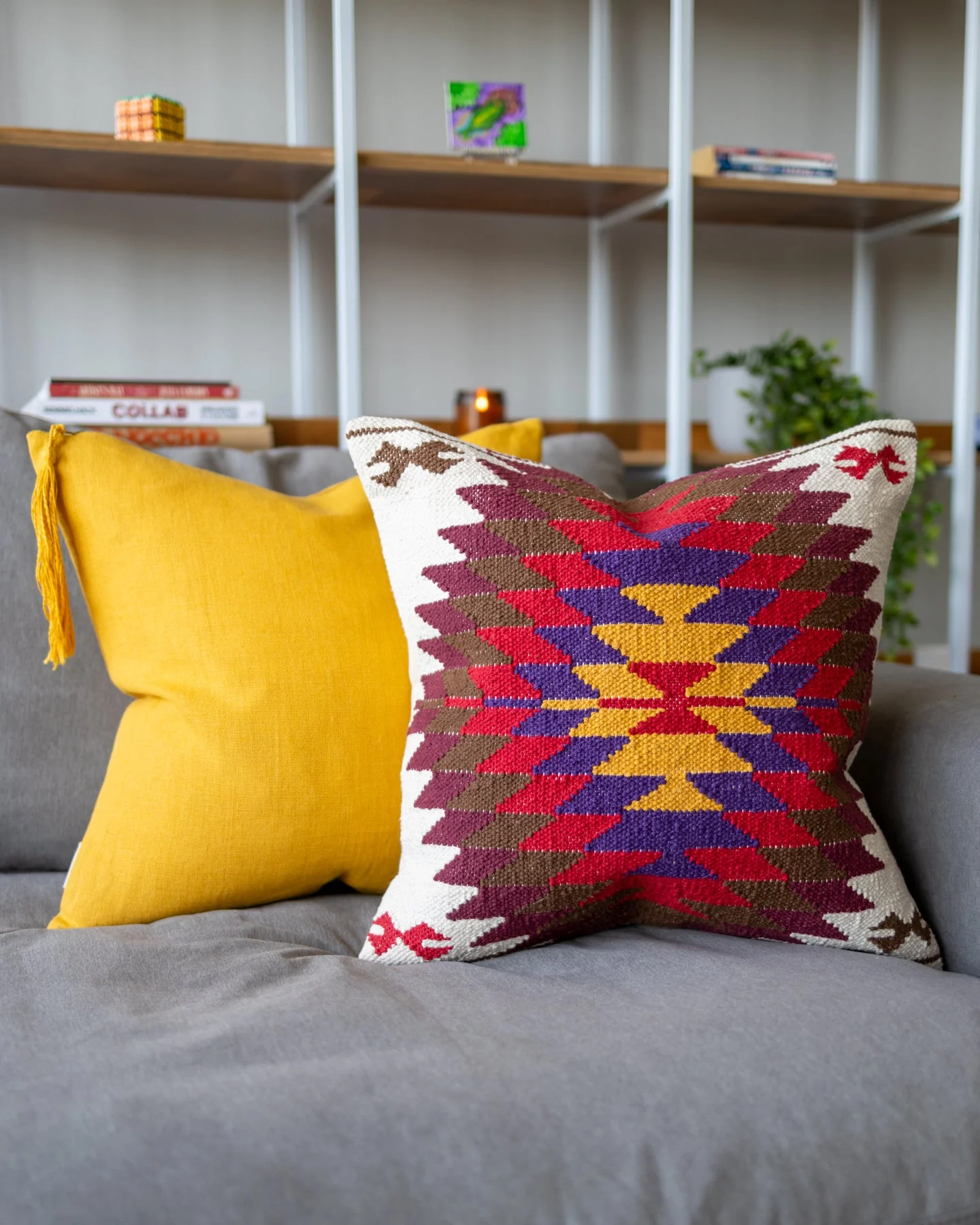 Xyla Organic Cotton Kilim Throw Pillow $100 Today Only - Image 5