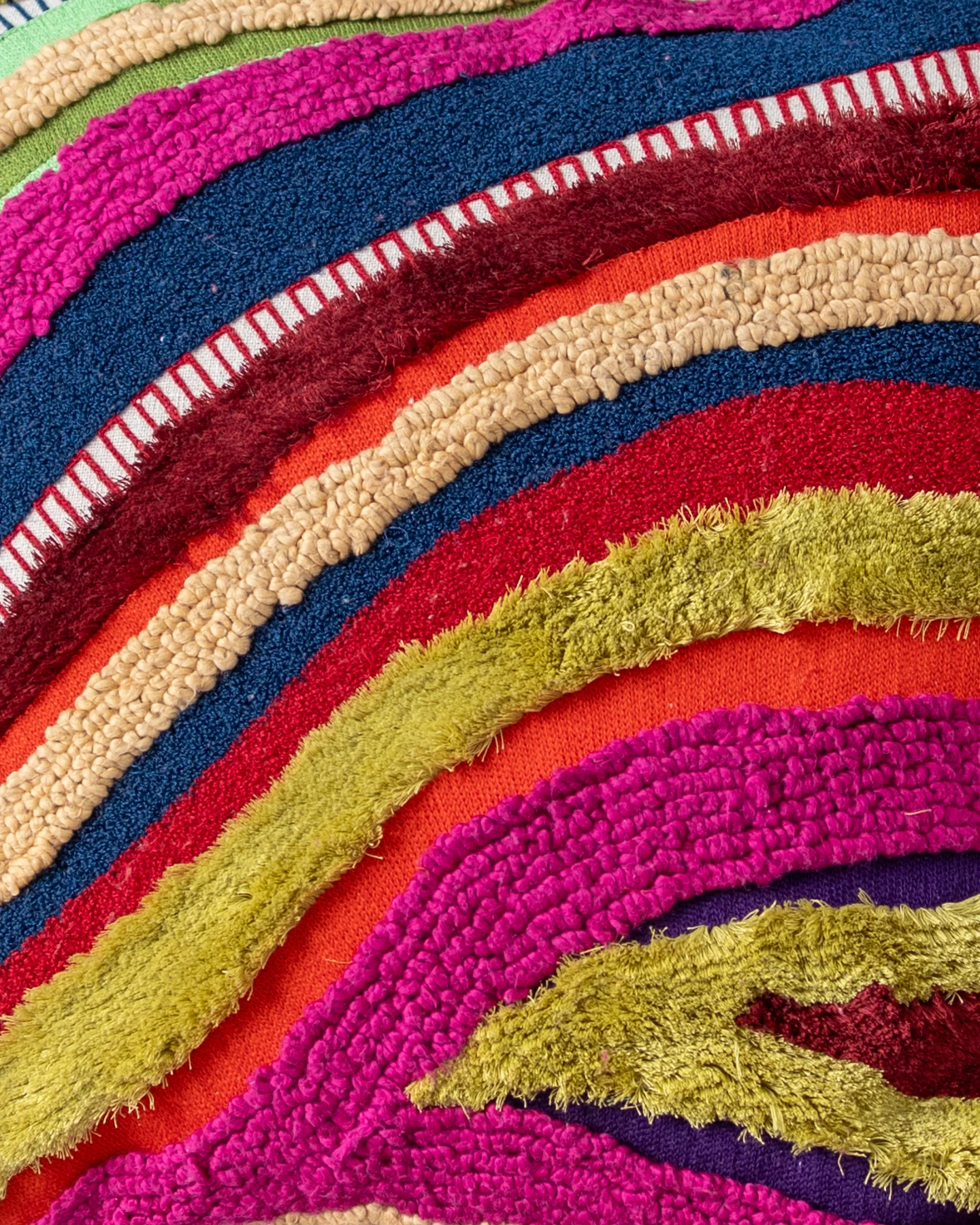 Zola Organic Cotton Abstract Throw Pillow - Image 2